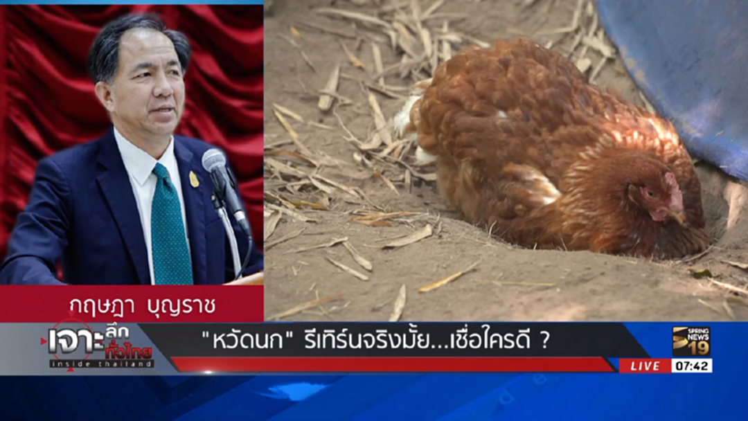 "กฤษฎา บุญราช" ยัน ไม่พบการระบาด "หวัดนก"รอบใหม่ "กฤษฎา บุญราช" ยัน ไม่พบการระบาด "หวัดนก"รอบใหม่