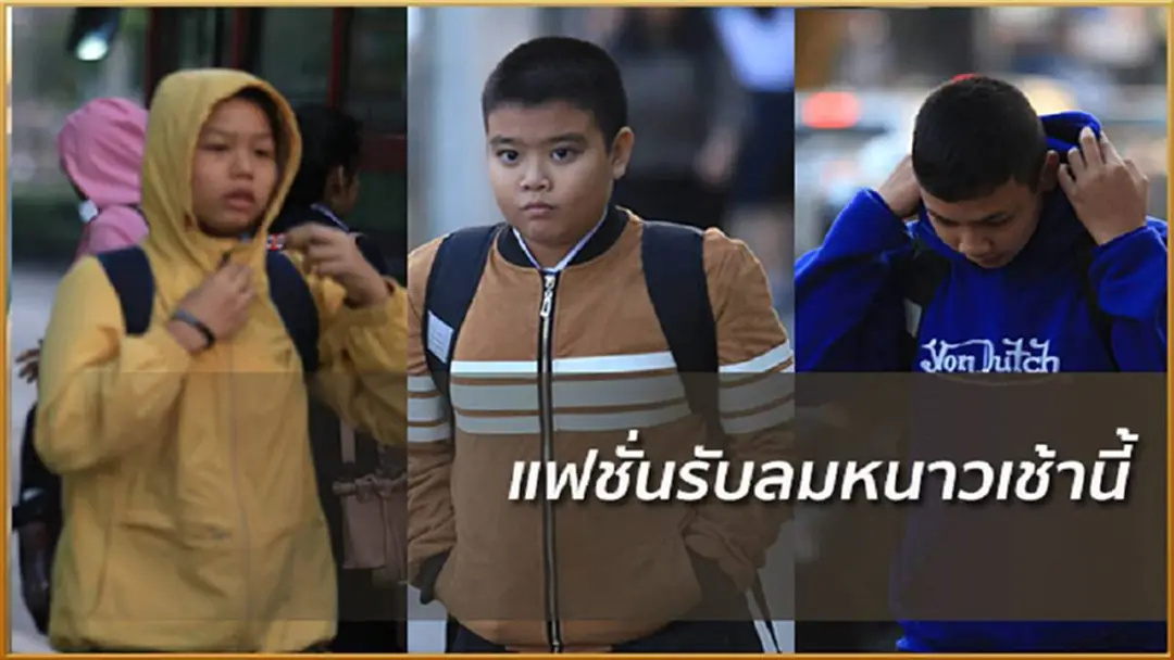 ประมวลภาพความน่ารักของเหล่านร.ในชุดกันหนาว (ภาพชุด)