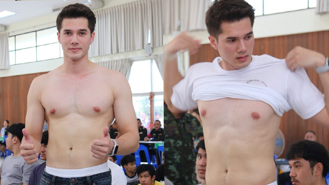 นมชมพู! มิกค์ ทองระย้า สมัครทหารกองเกิน ทหารอากาศ ผลัด 2