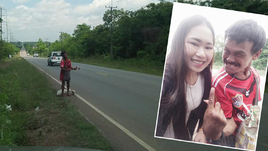 รวยน้ำใจ! "สาวใจงาม" หาชายพิการจนเจอ เพื่อซื้อของกิน-ให้เงินติดตัว รวยน้ำใจ! "สาวใจงาม" หาชายพิการจนเจอ เพื่อซื้อของกิน-ให้เงินติดตัว