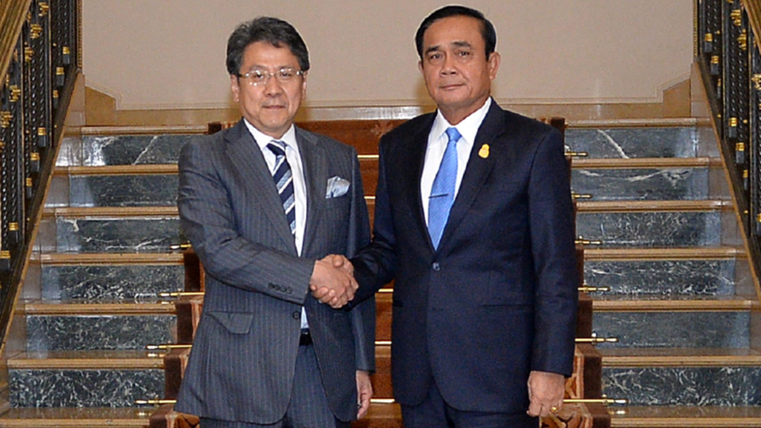 “กรรมการผู้อำนวยการ JBIC” เข้าเยี่ยมคารวะนายกรัฐมนตรีทำเนียบรัฐบาล “กรรมการผู้อำนวยการ JBIC” เข้าเยี่ยมคารวะนายกรัฐมนตรีทำเนียบรัฐบาล