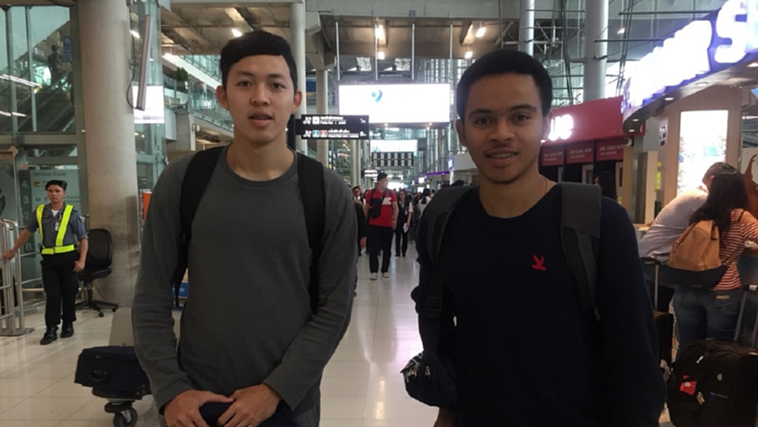"2 แข้งโต๊ะเล็ก" กลับถึงไทย หลังร่วมทดสอบฝีเท้า "ซานติอาโก้" "2 แข้งโต๊ะเล็ก" กลับถึงไทย หลังร่วมทดสอบฝีเท้า "ซานติอาโก้"