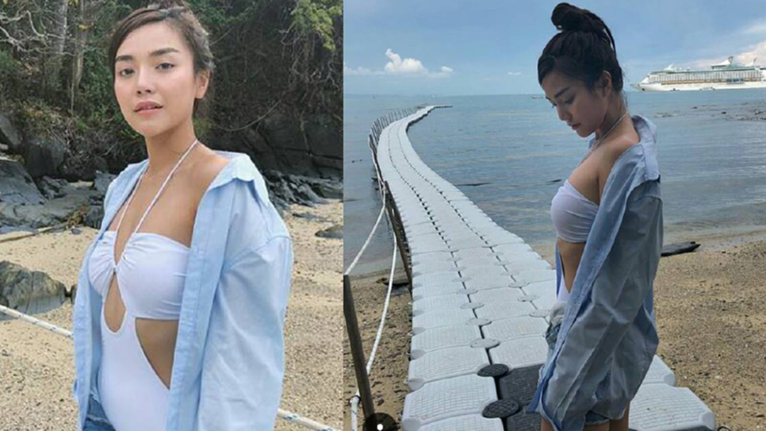 แม่หญิงจันทร์วาด "ปราง" ทิ้งสไบจากอโยธยา โชว์เซ็กซี่เล็กๆริมชายหาด แม่หญิงจันทร์วาด "ปราง" ทิ้งสไบจากอโยธยา โชว์เซ็กซี่เล็กๆริมชายหาด