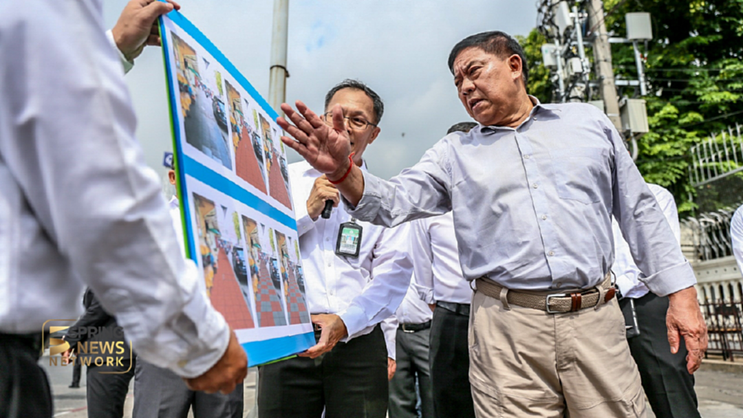 ประมวลภาพ "อัศวิน ลงพื้นที่ปากคลองตลาด ปรับโฉมทางเท้าใหม่" ประมวลภาพ "อัศวิน ลงพื้นที่ปากคลองตลาด ปรับโฉมทางเท้าใหม่"
