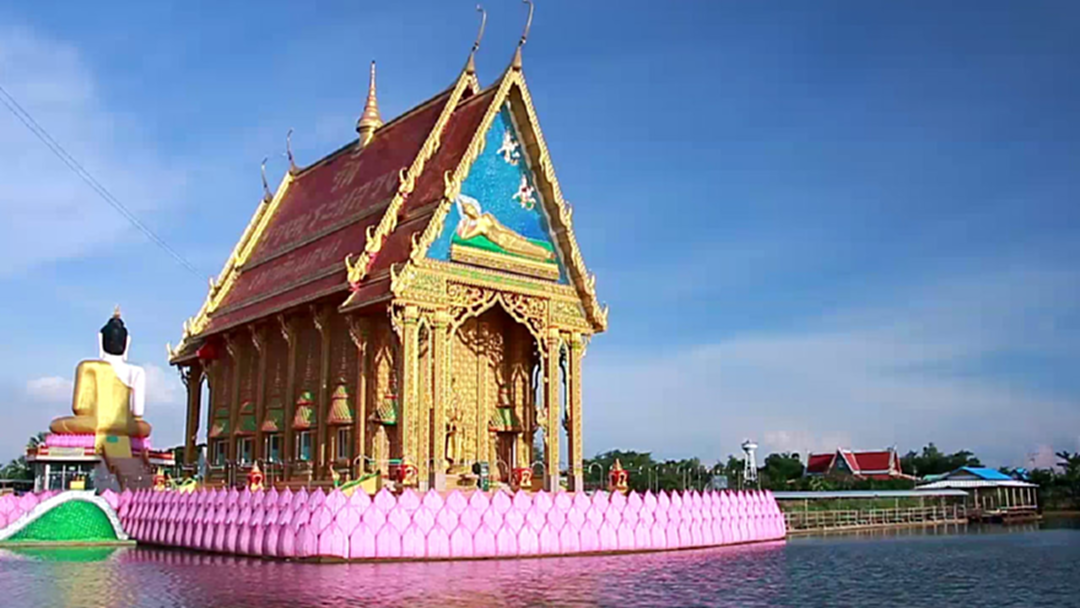 โบสถ์ลอยน้ำ วัดบางพระหลวง สวยแปลกตา แก้ปัญหาน้ำท่วม!?