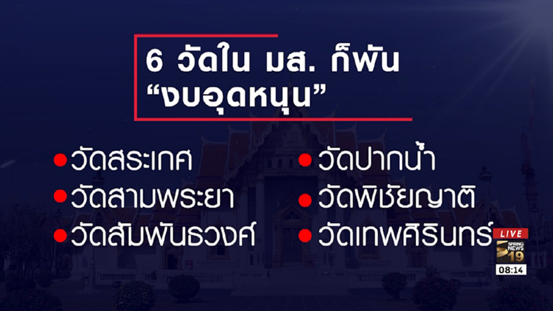 ย้อนข้อมูล 6 วัดกรรมการ มส. สุดอื้อฉาว!
