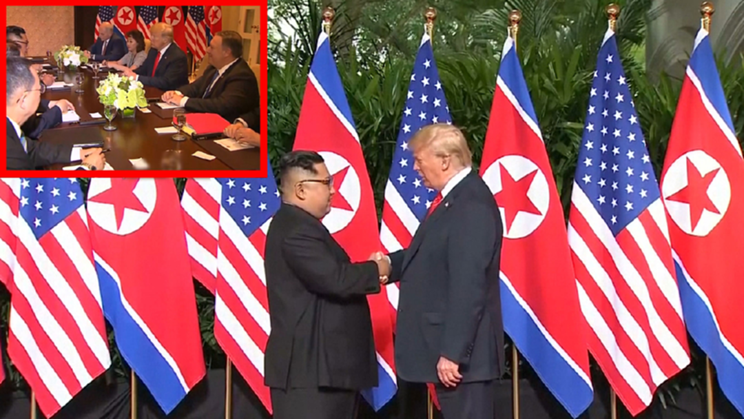 "ทรัมป์-คิม" เปิดฉากการประชุมสุดยอดผู้นำที่สิงคโปร์ "ทรัมป์-คิม" เปิดฉากการประชุมสุดยอดผู้นำที่สิงคโปร์