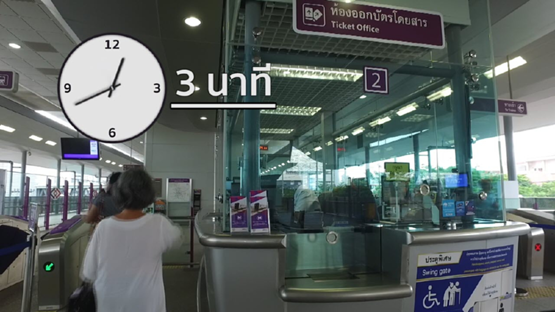 เจาะเวลาซื้อตั๋วรถไฟฟ้า เจาะเวลาซื้อตั๋วรถไฟฟ้า