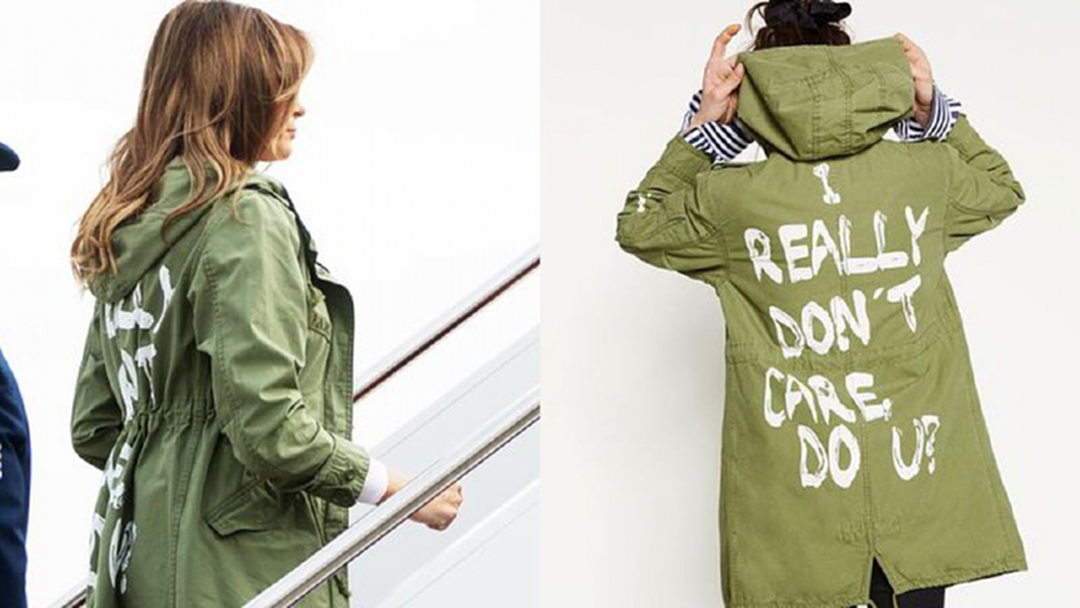 แห่วิจารณ์ ‘เมลาเนีย ทรัมป์’ ใส่เสื้อ ‘I really don't care’ เยี่ยมเด็กผู้อพยพ แห่วิจารณ์ ‘เมลาเนีย ทรัมป์’ ใส่เสื้อ ‘I really don't care’ เยี่ยมเด็กผู้อพยพ