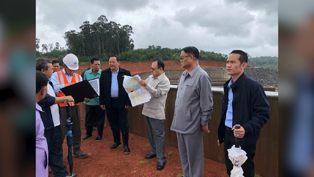 รองนายกฯ ลาว ตรวจเขื่อนทรุด เกิดจากโครงสร้างหรือไม่ รองนายกฯ ลาว ตรวจเขื่อนทรุด เกิดจากโครงสร้างหรือไม่