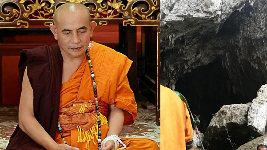 "พระครูบาบุญชุ่ม" เดินทางจำพรรษา ปฎิบัติกรรมฐาน ปิดวาจา ที่ถ้ำเมืองแกส