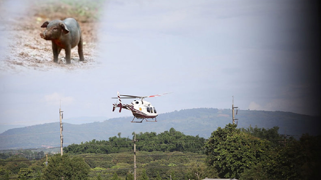 ภาพสด! ภารกิจย้ายหมูป่า 5 ถึงสนามบินเชียงรายแล้ว ภาพสด! ภารกิจย้ายหมูป่า 5 ถึงสนามบินเชียงรายแล้ว
