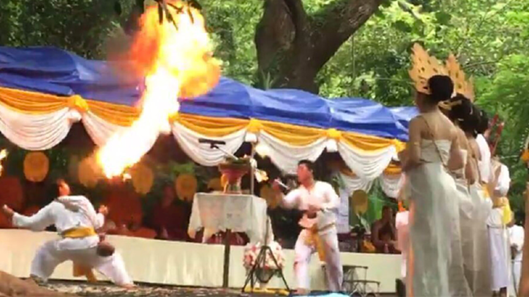 เริ่มแล้ว!! พิธีขอขมาถ้ำหลวง จัดรำฟ้อนอวยพรขันดอกแก้บน 2 วัน