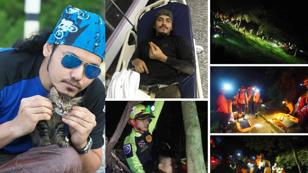 โฟล์คหนุ่มกู้ภัยทาสแมว ปลอดภัยหลังรถกู้ภัยช่วย 13ชีวิตติดถ้ำตกเหว โฟล์คหนุ่มกู้ภัยทาสแมว ปลอดภัยหลังรถกู้ภัยช่วย 13ชีวิตติดถ้ำตกเหว