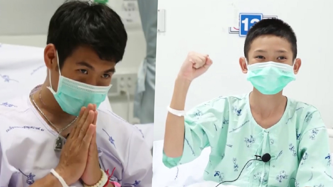 โรงพยาบาลเชียงรายฯ เผยคลิปทีมหมูป่า13 คนขอบคุณทุกกำลังใจ โรงพยาบาลเชียงรายฯ เผยคลิปทีมหมูป่า13 คนขอบคุณทุกกำลังใจ