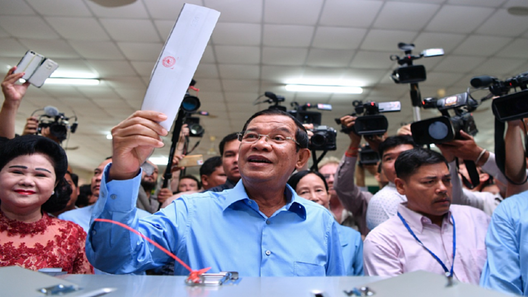 พรรครัฐบาลกัมพูชา ประกาศคว้าชัยการเลือกตั้ง พรรครัฐบาลกัมพูชา ประกาศคว้าชัยการเลือกตั้ง