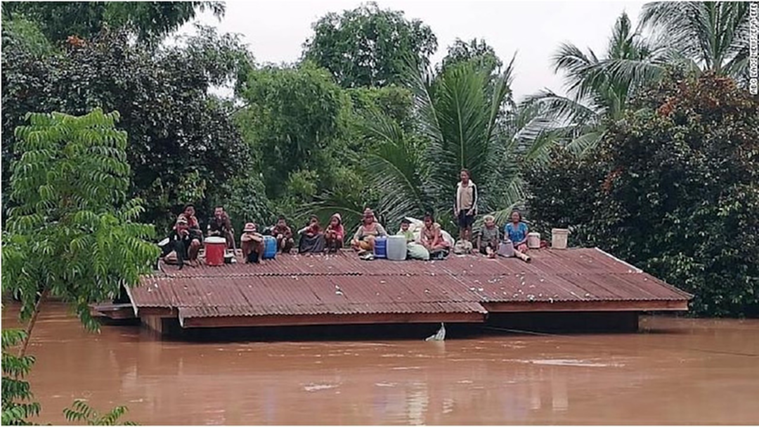 สื่อต่างชาติตามติดข่าวสันเขื่อนสปป.ลาวแตก