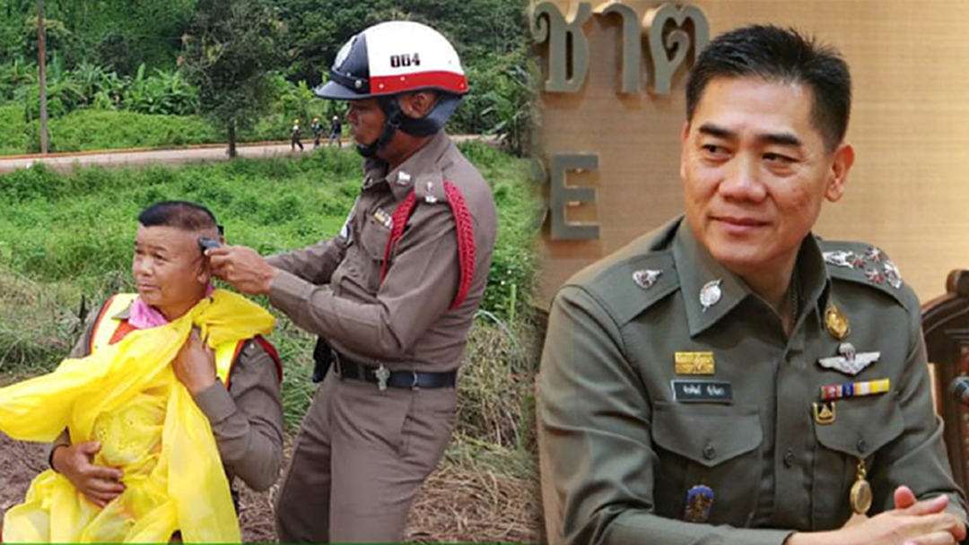 "บิ๊กแป๊ะ" ย้ำตร.ต้องมีวินัยแม้ปฏิบัติงาน จัดช่างจัดผมถึงถ้ำหลวง "บิ๊กแป๊ะ" ย้ำตร.ต้องมีวินัยแม้ปฏิบัติงาน จัดช่างจัดผมถึงถ้ำหลวง