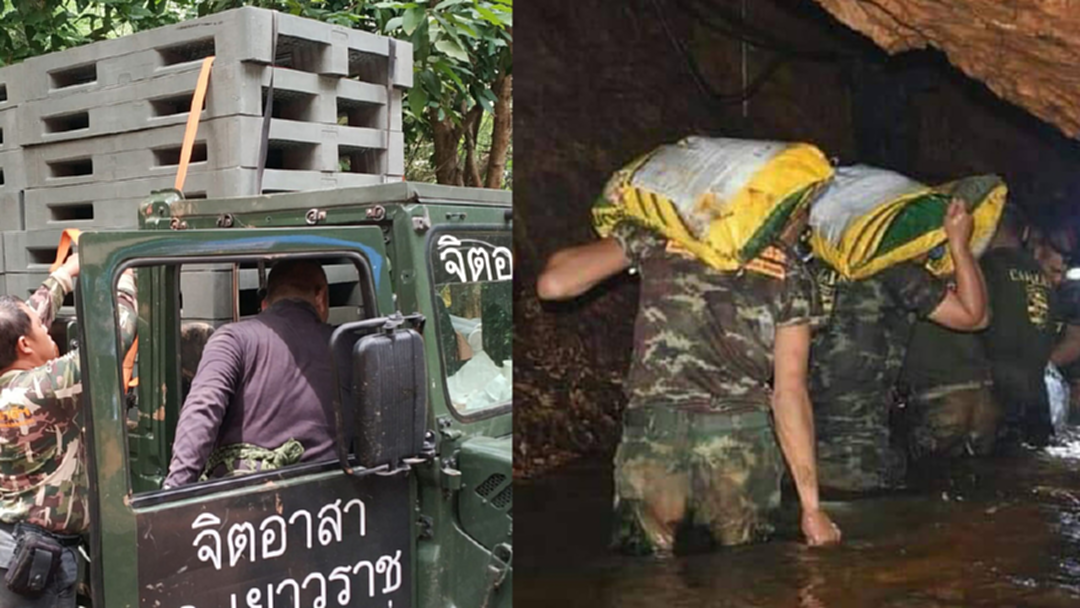 เปิดภาพพลังคนไทย รวมแรงเร่งช่วย 13ชีวิตติดถ้ำหลวง เปิดภาพพลังคนไทย รวมแรงเร่งช่วย 13ชีวิตติดถ้ำหลวง