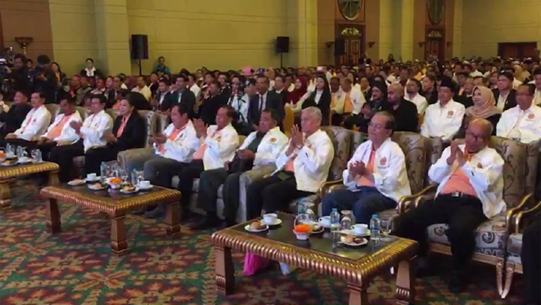 ผู้กอบกู้ประชาธิปไตย "วันนอร์" ประกาศพรรคประชาชาติ ไม่เอาเผด็จการ [คลิป]