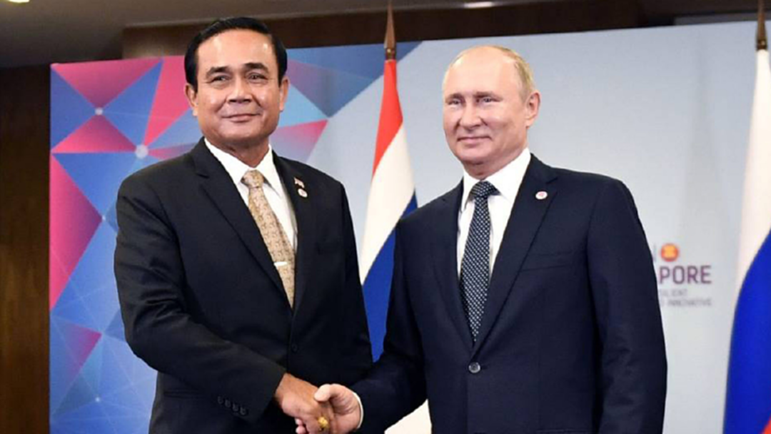 "ปูติน" อวยพร "บิ๊กตู่" ให้เลือกตั้งของไทยปีหน้าประสบผลสำเร็จ "ปูติน" อวยพร "บิ๊กตู่" ให้เลือกตั้งของไทยปีหน้าประสบผลสำเร็จ