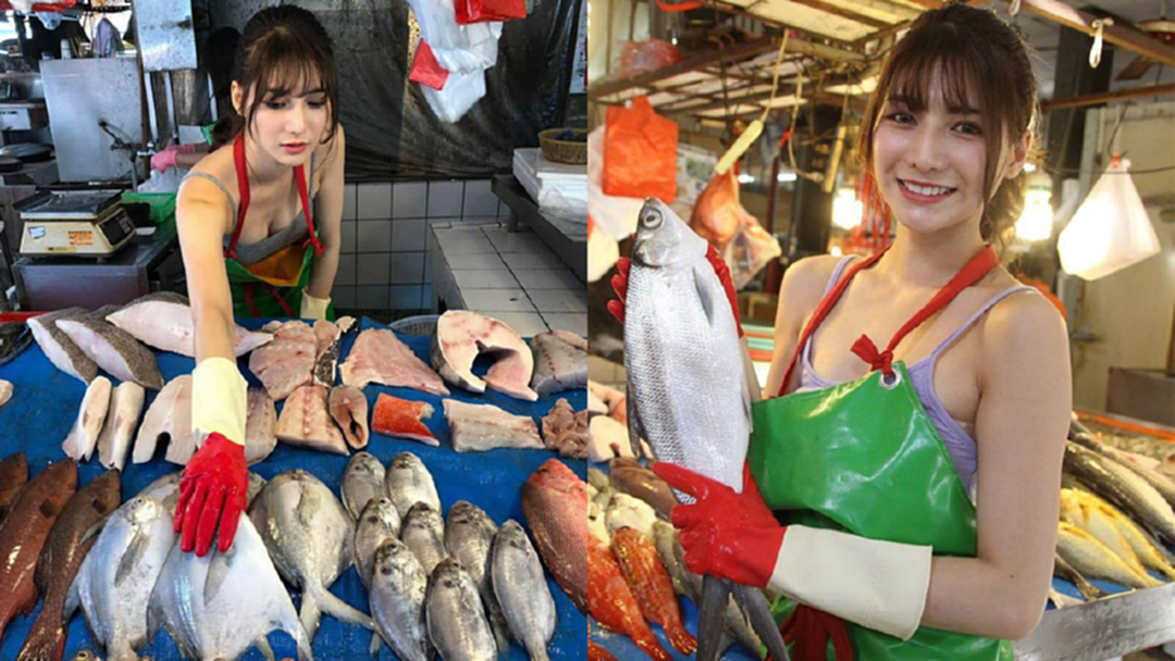 อยากเหมาหมดแผง! เน็ตไอดอลไต้หวัน ช่วยครอบครัวขายปลา