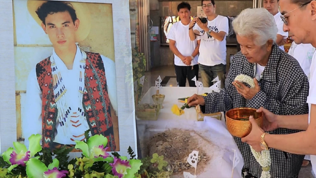 หน้าที่ครั้งสุดท้าย "นีโน่" นำเถ้ากระดูก "โอ วรุฒ" ลอยอังคาร แจงเงินทำบุญ 1.4ล้านถึงครอบครัว [คลิป]