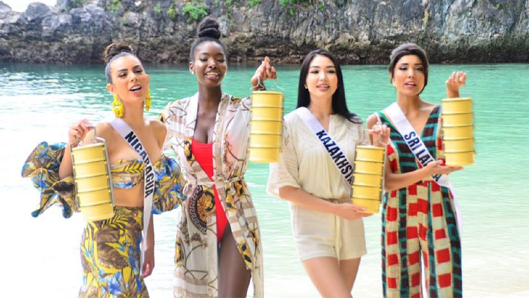 "สาวงามผู้เข้าประกวด มิสยูนิเวิร์ส 2018" รณรงค์หิ้วปิ่นโตเที่ยวทะเล เกาะห้อง จ. กระบี่ "สาวงามผู้เข้าประกวด มิสยูนิเวิร์ส 2018" รณรงค์หิ้วปิ่นโตเที่ยวทะเล เกาะห้อง จ. กระบี่