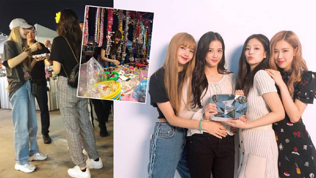 ใจละลาย! 4 สาว BLACKPINK เดินชิลตลาดนัด “เจนนี่” ซื้อกิ๊บติดผมเพลิน