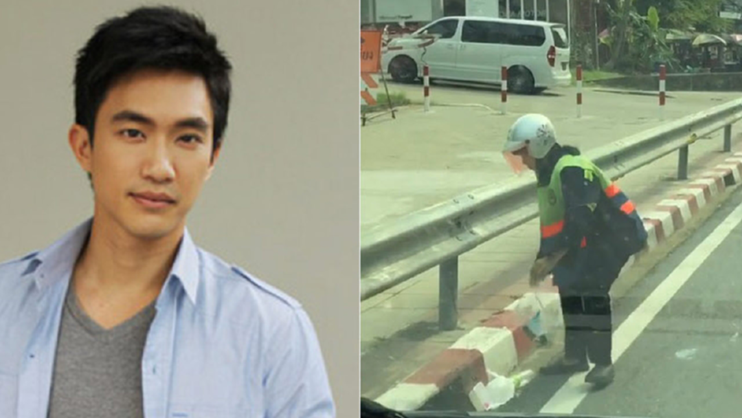 “ไผ่ พาทิศ” โพสต์คลิปชมพนักงานกวาดถนน "ภาพไม่สวย แต่ใจสวยมาก"