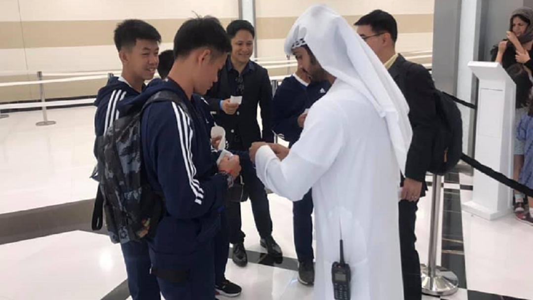 ถึงยูเออี!! “ทีมหมูป่า” ร่วมชมเกมเอเชียนคัพ 2019 ตามคำเชิญเอเอฟซี ถึงยูเออี!! “ทีมหมูป่า” ร่วมชมเกมเอเชียนคัพ 2019 ตามคำเชิญเอเอฟซี