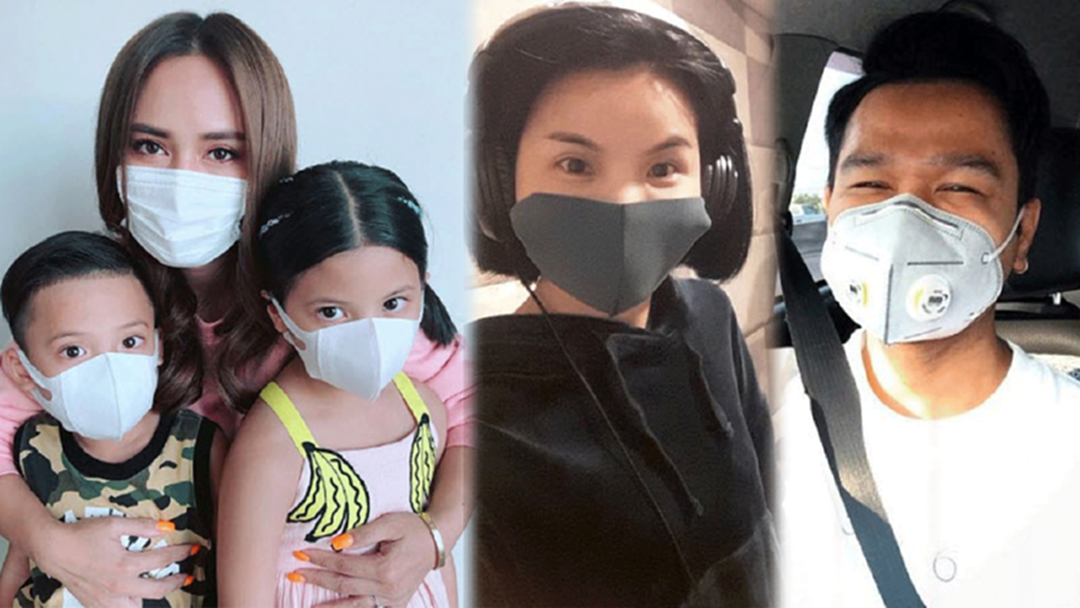 ฝุ่นยังไม่จาง! คนบันเทิงตื่นตัว สวมหน้ากาก ทวงขออากาศบริสุทธิ์ ฝุ่นยังไม่จาง! คนบันเทิงตื่นตัว สวมหน้ากาก ทวงขออากาศบริสุทธิ์