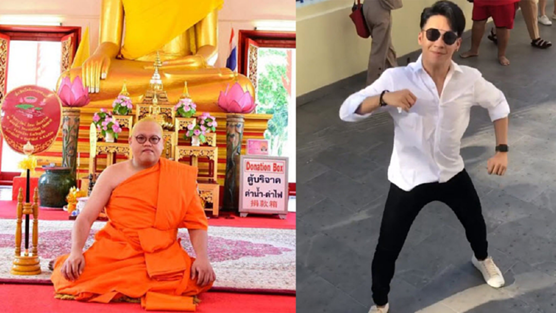 “พระโดม จารุวัฒน์” อุปสมบทที่บ้านเกิด “ตั้ม เดอะสตาร์” จัดเต็มรำหน้านาค [คลิป]