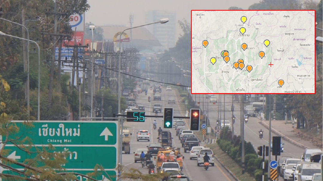 เตือน 7 จังหวัดภาคเหนือ ฝุ่นพิษ PM 2.5 เกินมาตรฐาน กระทบต่อสุขภาพ เตือน 7 จังหวัดภาคเหนือ ฝุ่นพิษ PM 2.5 เกินมาตรฐาน กระทบต่อสุขภาพ