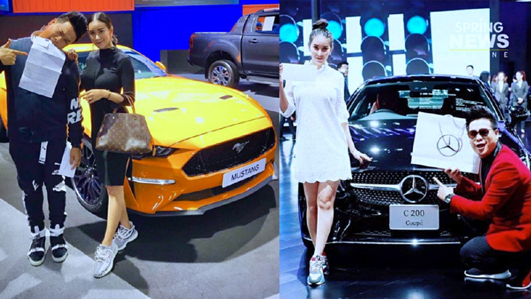 คู่รักสายเปย์ "ใหม่-ดีเจต้น" ควักเงินล้านซื้อรถหรูเป็นของขวัญแต่งงาน!