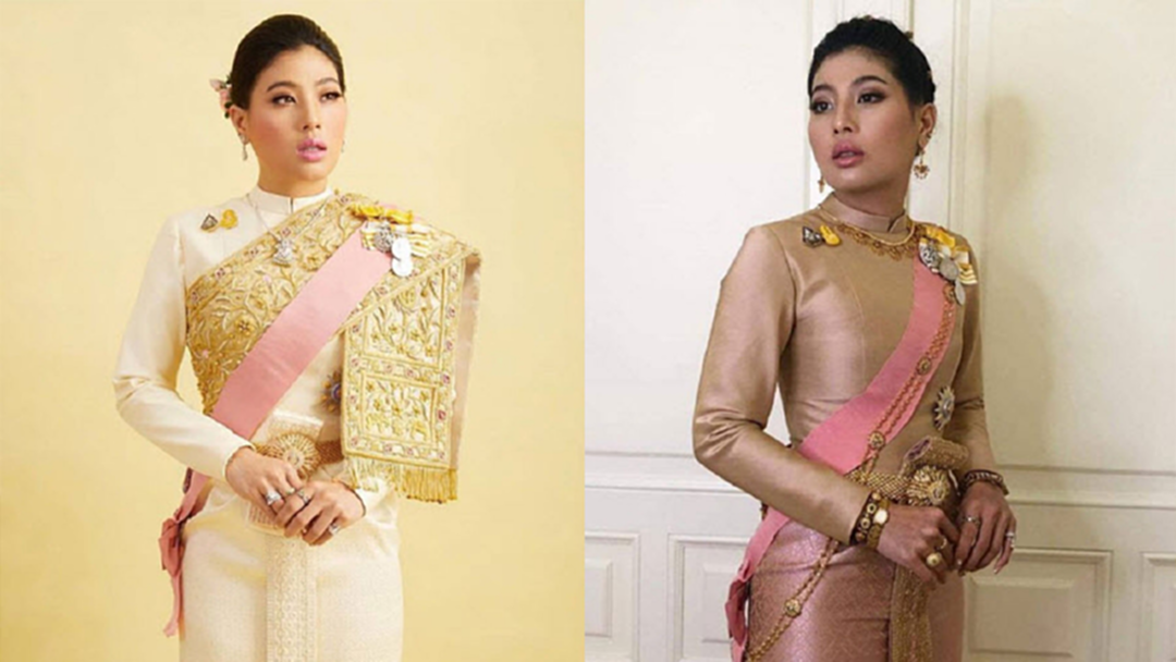 ทรงพระสิริโฉม พระองค์หญิงสิริวัณณวรีฯ ในฉลองพระองค์ชุดไทยบรมพิมาน 2 องค์ ทรงพระสิริโฉม พระองค์หญิงสิริวัณณวรีฯ ในฉลองพระองค์ชุดไทยบรมพิมาน 2 องค์