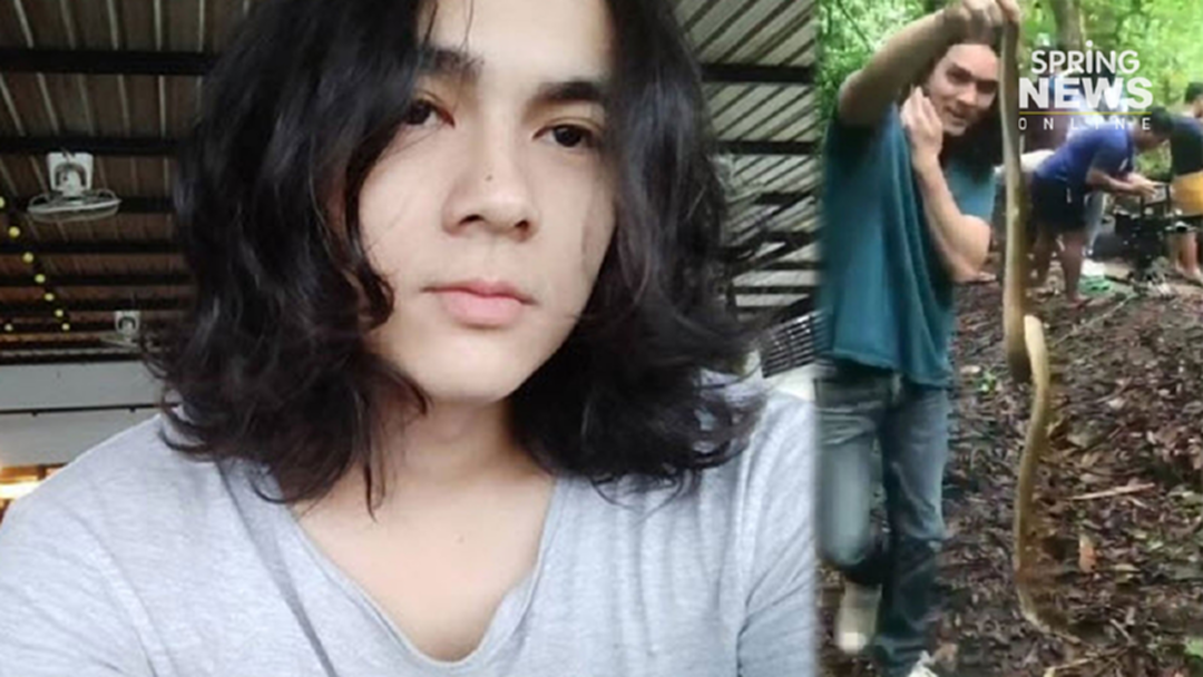 เปิดคลิป "แน็ก ชาลี" โชว์จับงูเห่าด้วยมือเปล่า![คลิป]