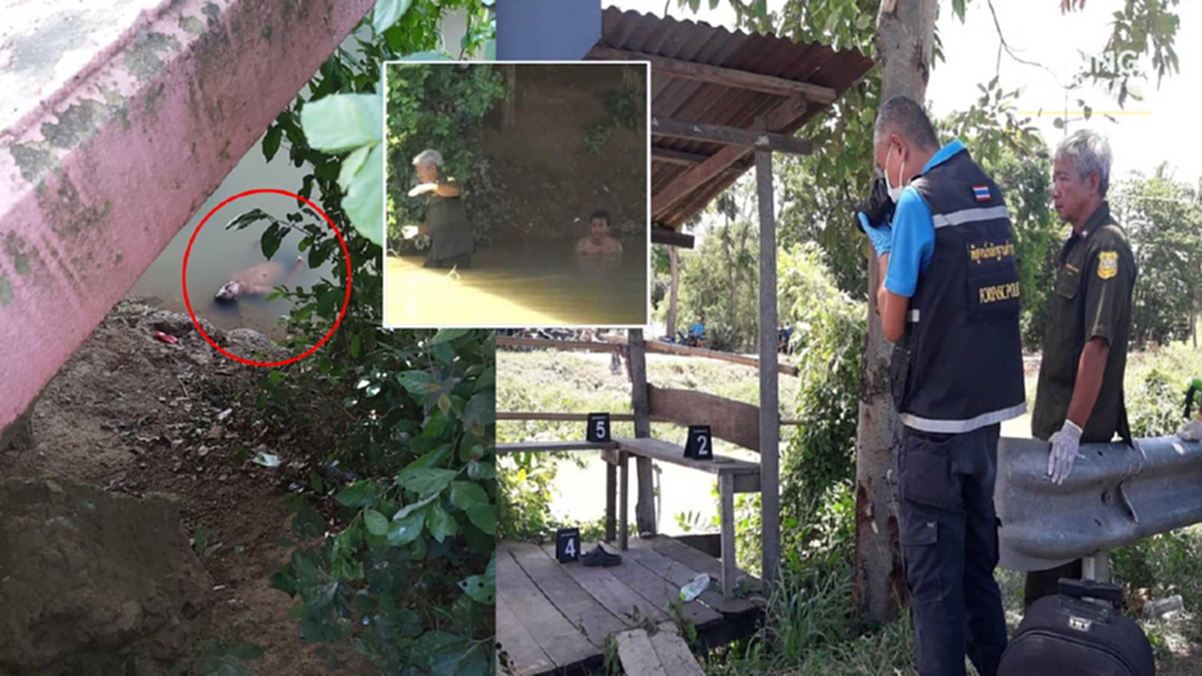 กู้ภัยช็อก! ศพชายลอยน้ำอืด ประสานตำรวจ นำร่างขึ้น จู่ๆศพลืมตาโพล่ง! กู้ภัยช็อก! ศพชายลอยน้ำอืด ประสานตำรวจ นำร่างขึ้น จู่ๆศพลืมตาโพล่ง!
