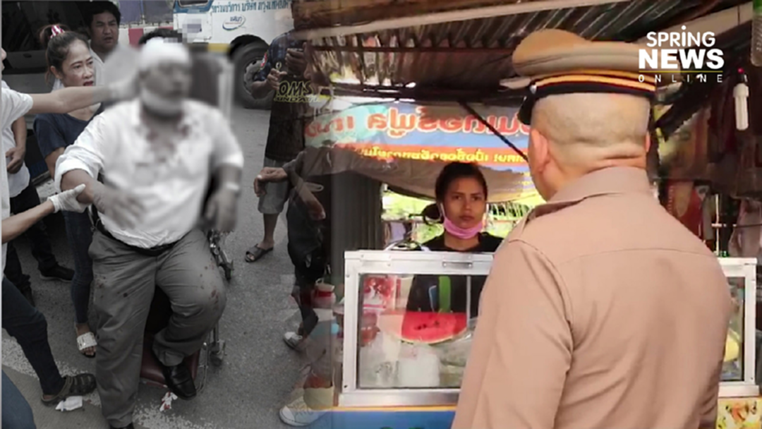 แก๊งชายฉกรรจ์ใช้ไม้เบสบอลทุบรุมทำร้าย "จ่านิว" - ตร.ลงพื้นที่สอบพยาน แก๊งชายฉกรรจ์ใช้ไม้เบสบอลทุบรุมทำร้าย "จ่านิว" - ตร.ลงพื้นที่สอบพยาน