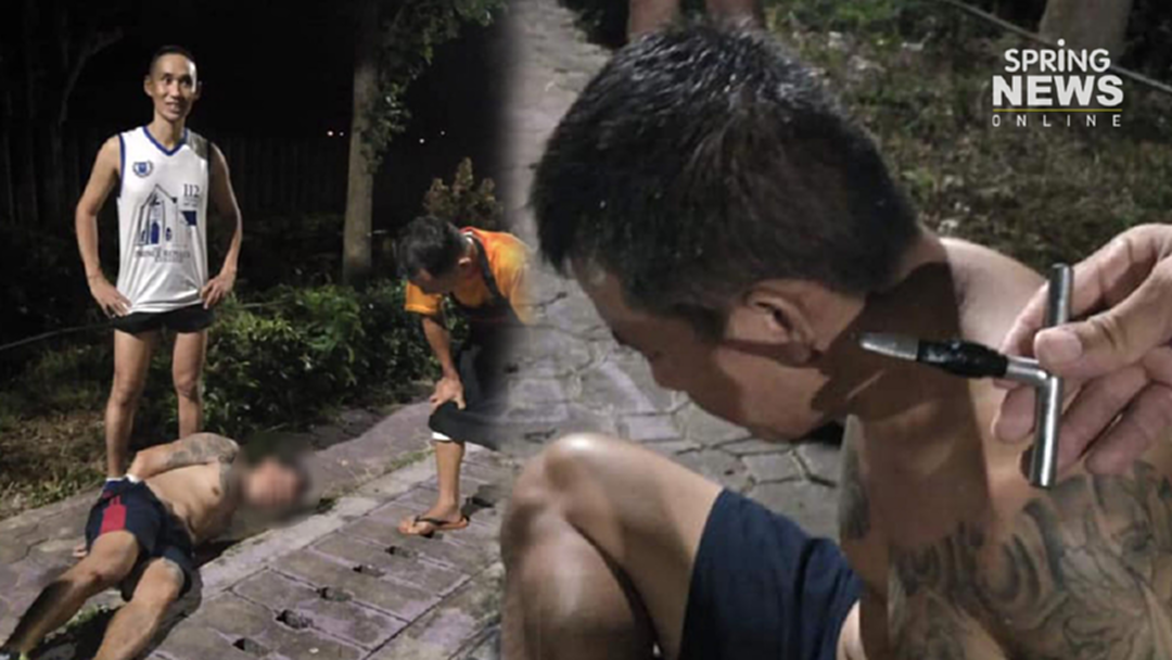 โจรงัดรถดวงกุด! กะงัดมอไซต์ นักวิ่งแต่เจอ ตร.กระโดดล็อกคอ สิ้นท่า โจรงัดรถดวงกุด! กะงัดมอไซต์ นักวิ่งแต่เจอ ตร.กระโดดล็อกคอ สิ้นท่า