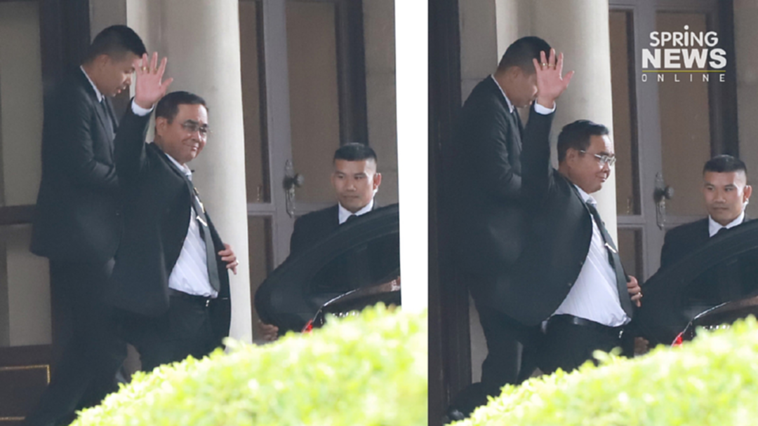 กลับบ้าน...."บิ๊กตู่" โบกมือลาสื่อสีหน้ายิ้มแย้ม กลับบ้าน...."บิ๊กตู่" โบกมือลาสื่อสีหน้ายิ้มแย้ม