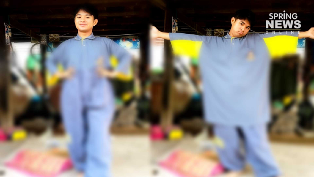 ฮาแตก! หนุ่มรีวิวชุดกีฬา "สั่งจากเน็ต" ใส่ออกมาสภาพดูไม่จืด ฮาแตก! หนุ่มรีวิวชุดกีฬา "สั่งจากเน็ต" ใส่ออกมาสภาพดูไม่จืด