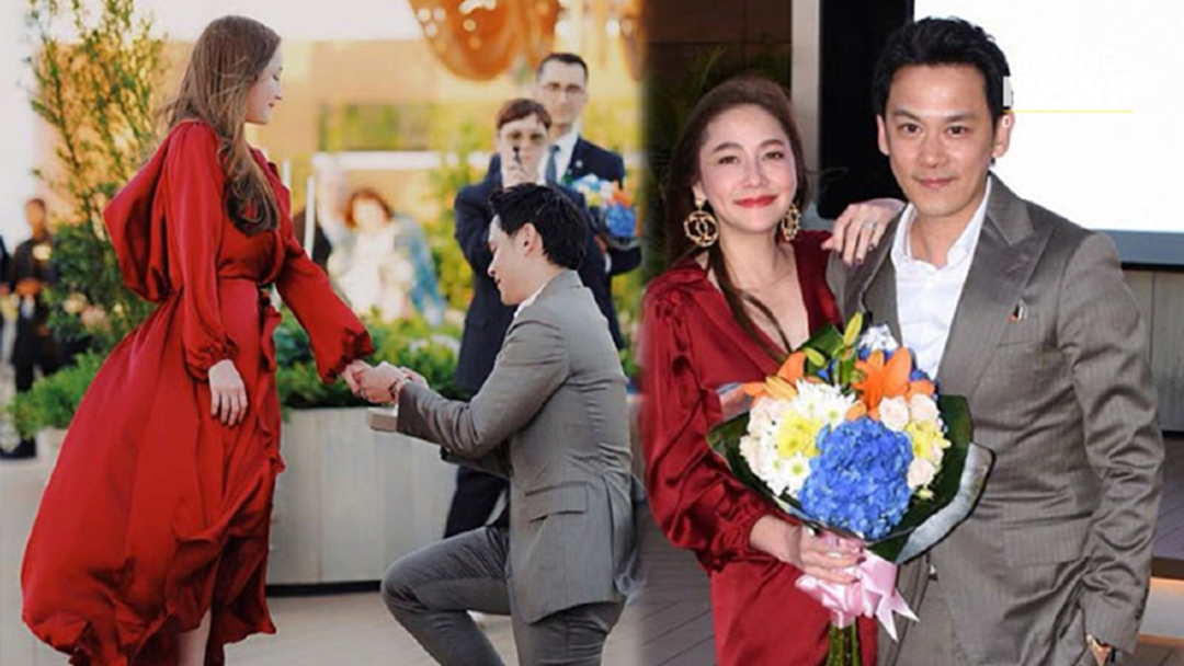 สิ้นลายคาสโนว่าของจริง! "ฟลุค เกริกพล" คุกเข่าขอ "นาตาลี" แต่งงานแล้ว