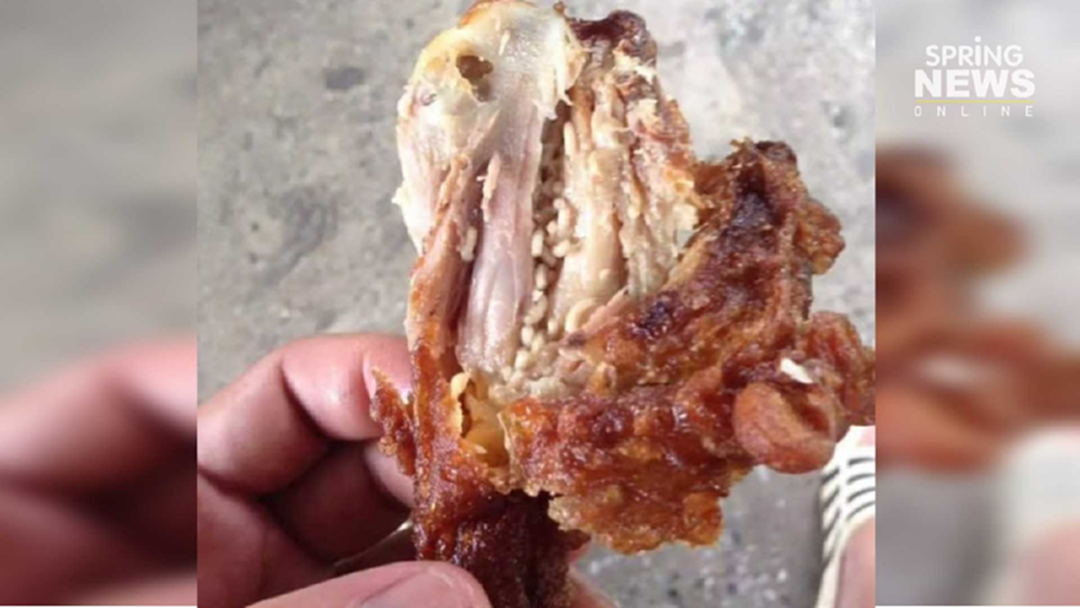 อ้วกแตก! หนุ่มโพสต์ "ไก่ทอดไส้หนอน" ไต่ยั้วเยี้ยสุดโสโครก อ้วกแตก! หนุ่มโพสต์ "ไก่ทอดไส้หนอน" ไต่ยั้วเยี้ยสุดโสโครก