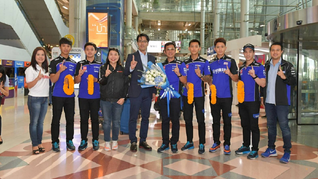 ฉลองครบรอบ 64 ปี! "ยามาฮ่า" ต้อนรับทัพ "นักบิดไทยยามาฮ่า" หลังคว้าแชมป์ "เอเชีย" ฉลองครบรอบ 64 ปี! "ยามาฮ่า" ต้อนรับทัพ "นักบิดไทยยามาฮ่า" หลังคว้าแชมป์ "เอเชีย"
