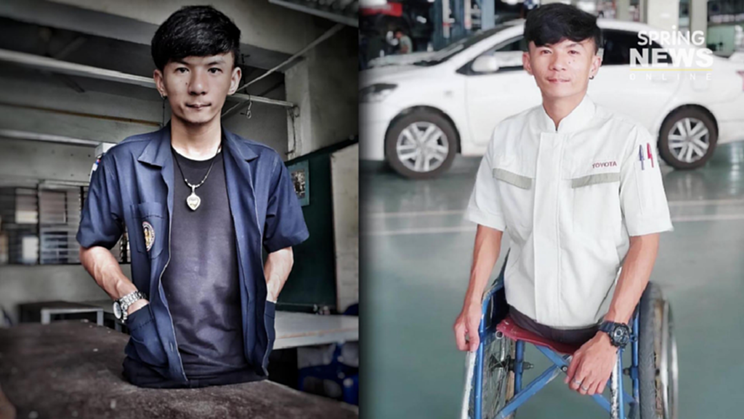 นักเรียนช่าง มีร่างกายเพียงครึ่งท่อน “ขอบคุณทุกกำลังใจ” เผย ได้งานทำแล้ว นักเรียนช่าง มีร่างกายเพียงครึ่งท่อน “ขอบคุณทุกกำลังใจ” เผย ได้งานทำแล้ว