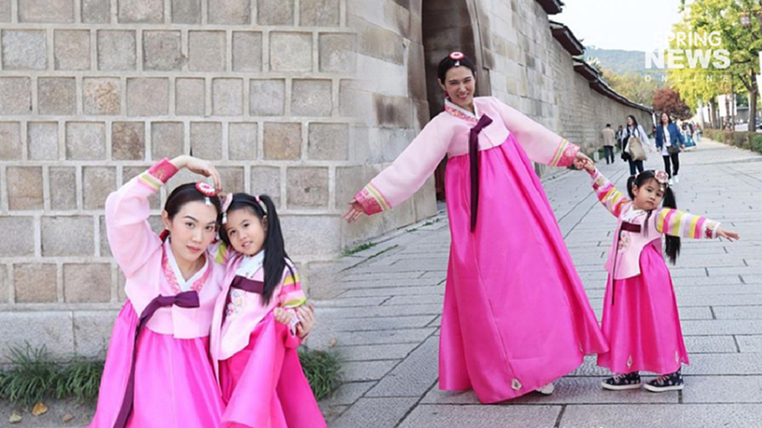 น่ารักที่สุด! "แม่เมย์-น้องมายู" สวมชุดฮันบกกันแบบจัดเต็ม น่ารักที่สุด! "แม่เมย์-น้องมายู" สวมชุดฮันบกกันแบบจัดเต็ม
