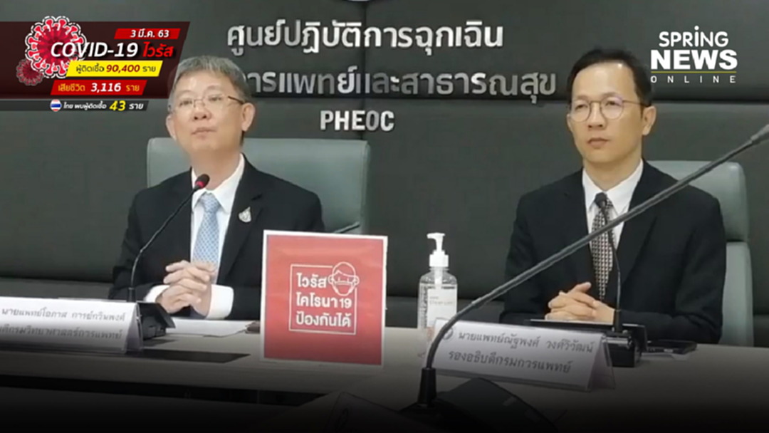 สธ.ยืนยันไม่ทราบตัวเลข "ผีน้อย" กลับไทย ที่แน่ชัด! สธ.ยืนยันไม่ทราบตัวเลข "ผีน้อย" กลับไทย ที่แน่ชัด!