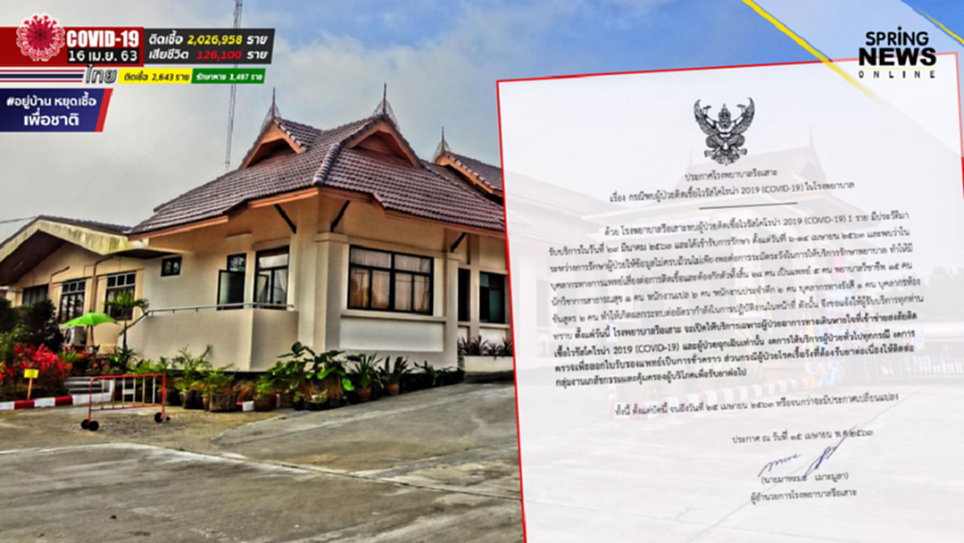 รพ.รือเสาะ กักตัวบุคลากรแพทย์ 28 คน หลังผู้ป่วยโควิด 19 ให้ข้อมูลไม่ครบ รพ.รือเสาะ กักตัวบุคลากรแพทย์ 28 คน หลังผู้ป่วยโควิด 19 ให้ข้อมูลไม่ครบ