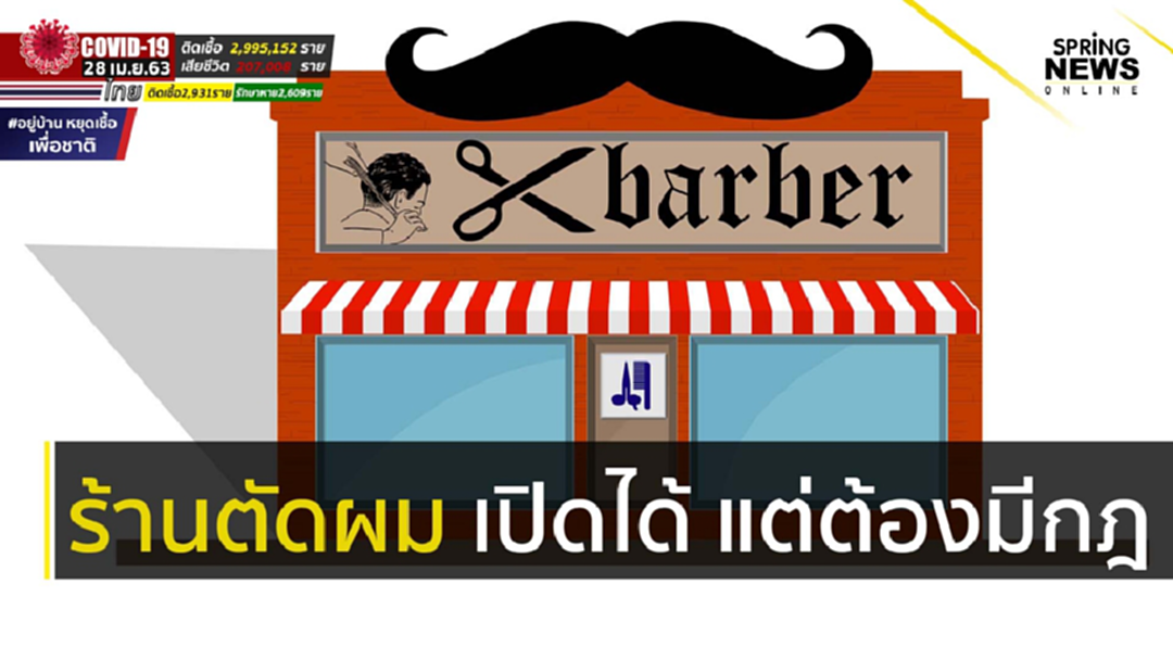 ศ.นพ.ยง ชี้ สถานการณ์โควิด-19 ในไทย เปิด "ร้านตัดผม" ได้ แต่ต้องมีกฎเกณฑ์ ศ.นพ.ยง ชี้ สถานการณ์โควิด-19 ในไทย เปิด "ร้านตัดผม" ได้ แต่ต้องมีกฎเกณฑ์